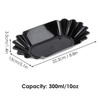 4Pcs Coffee Beans Oval Tray, Black Coffees Beans Cupping Sample