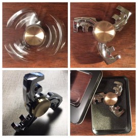 Private Label High Quality Hand Spinner HEAVY METAL Party Favor Tri Fidget Stress Reducer Desk Toy EDC 3-4M - FG 6