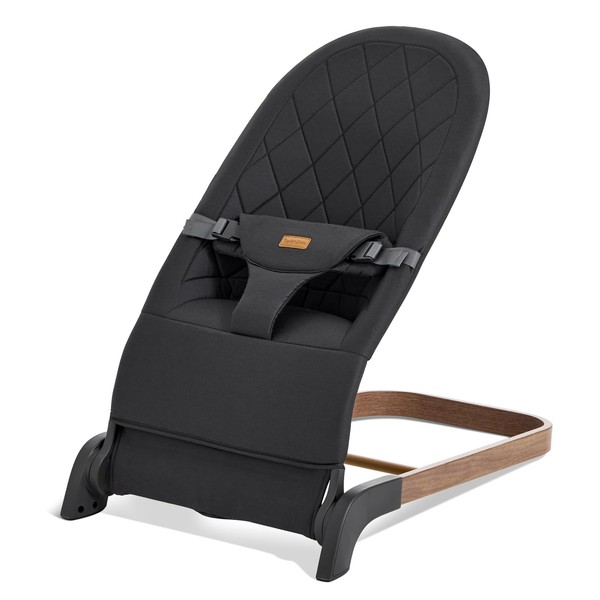 Foldable Baby Bouncer, Baby Seat with 3 Adjustable Heights, Portable