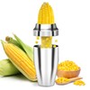 YYP Corn Cutter Peeler, Corn Cob Stripper with Cup [No