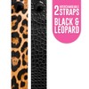 Colortrak Hip Hugger Salon Apron with Interchangeable Black and Leopard