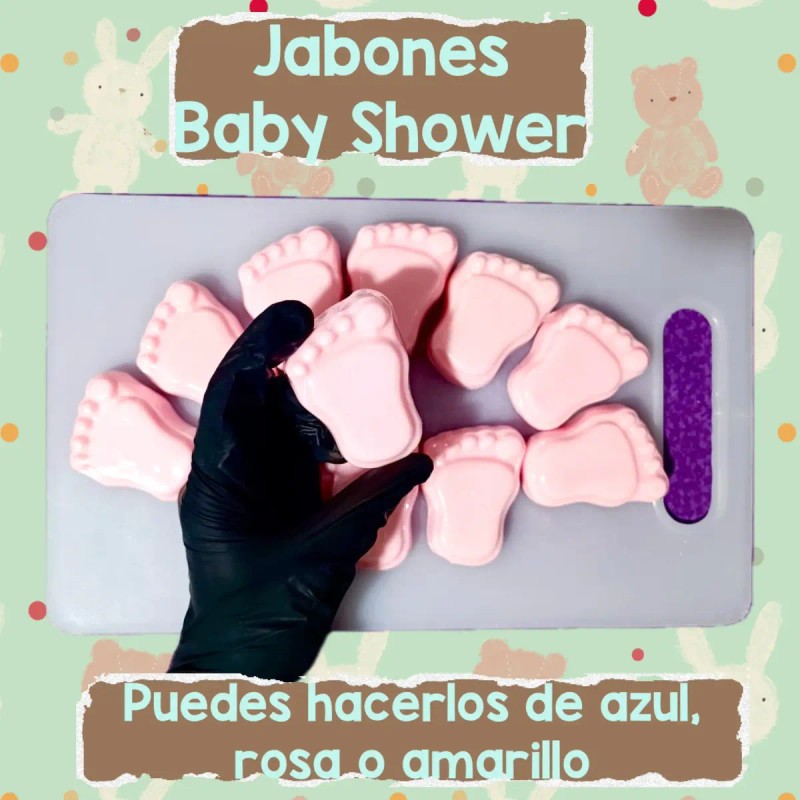 Kit Para Hacer Jabón Baby Shower Bebé + Instructivo 3