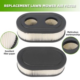 Air Filter Cover & 594106 594575 Air Filter Set, ABS Air Filter Cover Lawn Mower Replacement Parts, Air Filter Cartridge Filter, Compatible with 650EXI 675EXI 675IS Lawn Mower (Cover and Air Filter)
