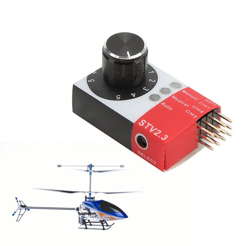 Servo Tester Mini RC Helicopter Servo Tester 4.8V-6.0V STV2.3 ESC