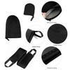3-piece self-tanning applicator with 1-piece storage bag, self-tanning gloves, back