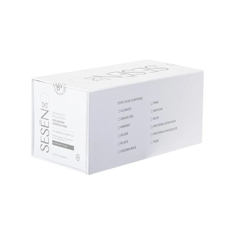 Sesen 30 Sachets Blue Colágeno Hidrolizado Vit C Magnesio Sabor