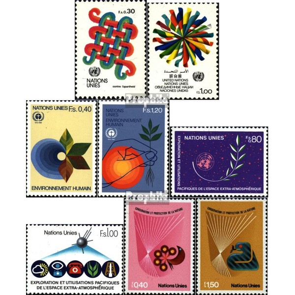 UN - Geneva 103-110 (complete.issue.) Volume 1982 completeett fine used/cancelled