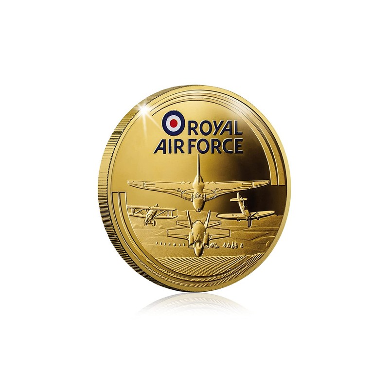 The RAF Collection Gold Coin/Medal - Lightning - High Command