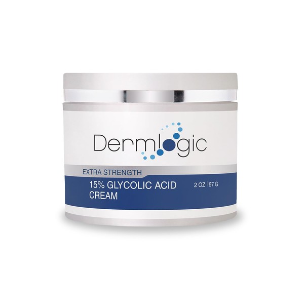 Glycolic Cream 15% - Natural Anti Aging Exfoliator to Smooth