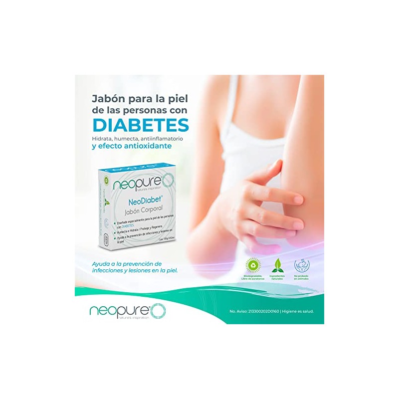 Neopure Jabón Neodiabet Barra 100 G