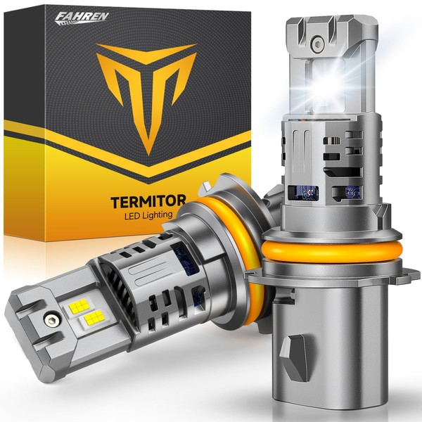 FAHREN FAHREN 9007 Light Bulbs, 40000LM 900% Brighter HB5 Bulbs,