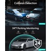 COOAU 2.5K Dual Dash Cam, Built-in GPS & Wi-Fi, 1440P