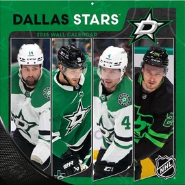 TURNER SPORTS Dallas Stars 2025 12x12 Team Wall Calendar (25998011939)