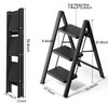 SOLADDER Step Ladder 3 Step Folding, Small Step Stool for