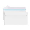 Packpal Self-Seal Envelopes #6 3/4 Security White 100 Pack for