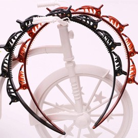 Double Bangs Hairstyle Hairpin 2pcs Hairpin Headbands Twist and Clip Headband Hairpin Hair Band Styling Tools Double Layer Twist Brait Headband Hair Styling Accessories