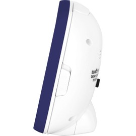 Eurotime Wecker Jungen Rakete Space Shuttle, Kinderwecker, Blau Dunkelblau, Kunststoffgehäuse und Kunststoffglas, geräuscharmer Wecker, ohne Ticken, mit Licht und Weckwiederholung, 27135-08