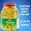 Iselitas | Plantain chip Salted Party Size Jar | Thin