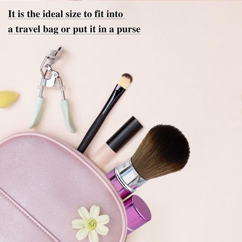 3 PACK Multicolour Retractable Kabuki Makeup Brush, Travel Makeup Brushes