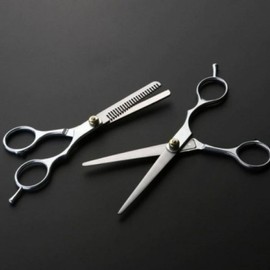 Tool Farm Titanium Hairdressing Scissors Fine General Hairdressing Scissors 2PCS For Barber / 티타늄 미용 가위 정밀한 일반 미용 가위 2PCS 이발용
