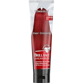 Brillance Glanz-Behandlung, Haar Glossing intesives Rot (6 x 150 ml), temporäre Haarfarbe, die wie eine Haarmaske angewendet werden kann, hält bis zu 6 Haarwäschen