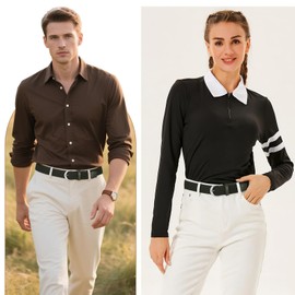 JASGOOD Braided Canvas Stretch Belt Elastic Casual Belt for Men Women with Gold Buckle,Junior 1.3 Inch Wide,Green