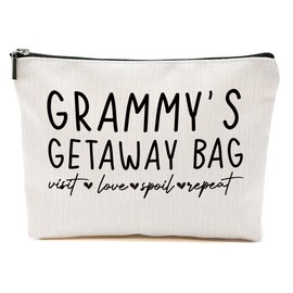 Grammy Gifts Grandma Gifts Grandma Gift Ideas Makeup Bag Grandma Birthday Gifts Cosmetic Bag Toiletry Bag Zipper Pouch First Grandma Gift for Mimi Sister Women Her Birthday Christmas Grandparents Day