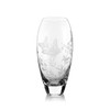 DIAMANTE Bud Vase 'Butterfly' - Small Hand Etched Crystal Vase