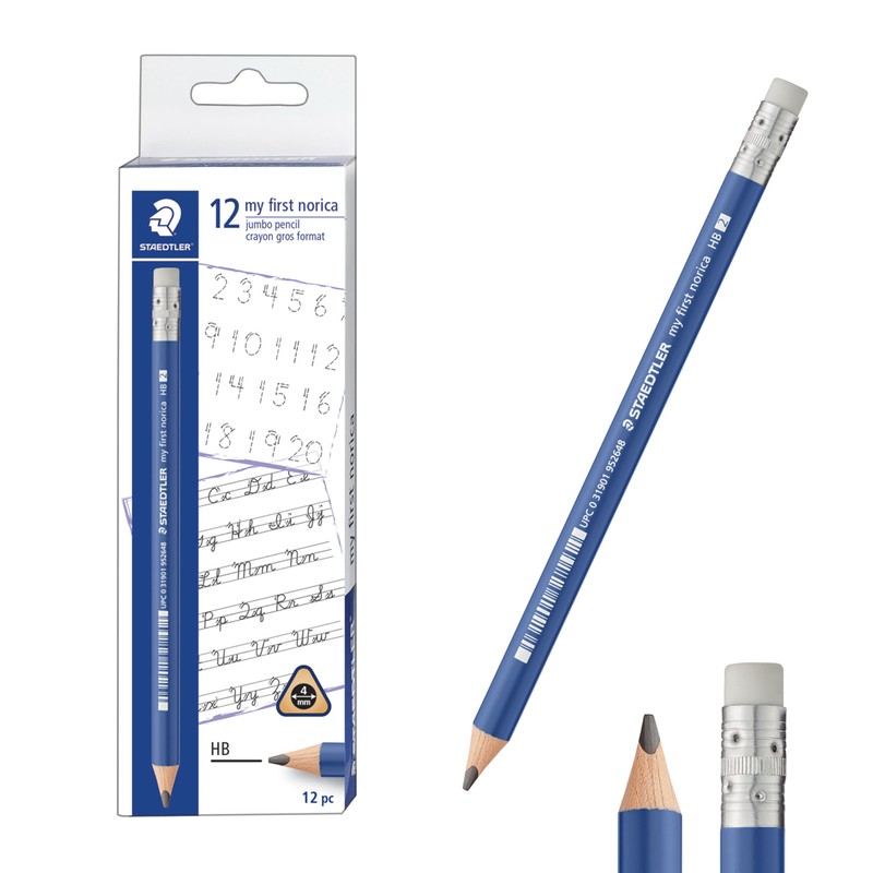 STAEDTLER My First Norica Triangular Learner's Pencil, #2 HB, 12