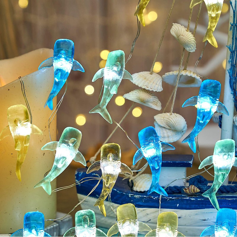 Nautical Theme Sea Life Decorative Fairy String Lights (Whale Shark)