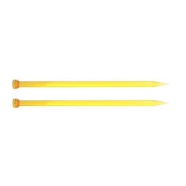 Knit Pro KP51170 Trendz: Knitting Pins: Single Ended: 15cm x 6.00mm, 6mm Yellow