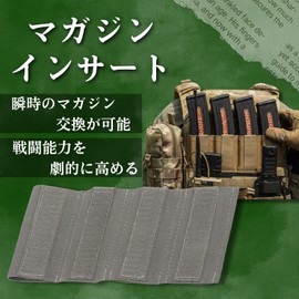 S.T.S.G Magazine Insert SMG Submachine Gun Magazine Airsoft Mag Pouch MP5 MP7 UZI (Gray)