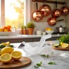 1pc Silver Manual Lemon Juicer,Exquisite Bird Stainless Steel Manual Lemon