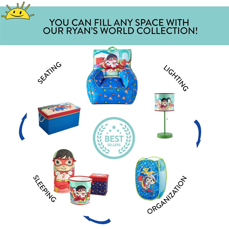 Idea Nuova Ryans World Pop Up Laundry Storage Hamper with