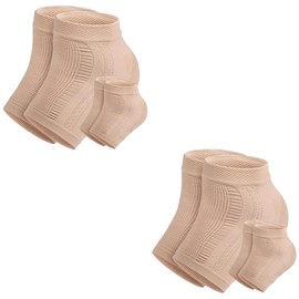 FOMIYES 2sets Shoe Inserts Toe Protector for Cracked Heels Breathable Heel Socks Winter Supplies Gel Sleeve 2pairs*2