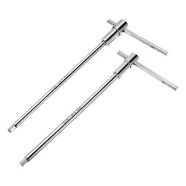 sourcing map 5mm 6mm Sliding T-Handle Hex Key Wrench for Fast-Spinning, CR-V Steel