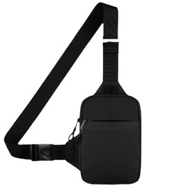 AWAVM Sling Bag,Chest Bag Cross Body for Men Women, Water Resistant Crossbody Bag,Mini Breathable Crossbody Shoulder Bag with Zipper Strap for Sport Running Hiking Jogging Cycling Travelling