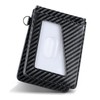 MORFFEYIA Men's Pass Case, Double-sided, Commuter Pass Holder, Bifold Butterfly