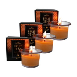 HOT Flowers Charm Body Massage Candle – Beeswax Coconut Oil Cocoa Butter Made - Fruit Fragrance - Low Heat Oil Warmer - 20g (1)