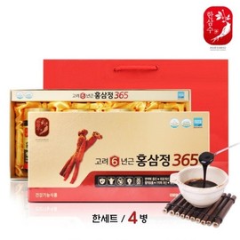 홍삼정 365 진세노사이드 알지쓰리 6년근 홍삼 진액 선물세트 Red Ginseng 365 Ginsenoside Rg3 6-Year-Old Red Ginseng Extract Gift Set