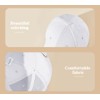 Malaxlx White Small Baseball Cap for Men Women Adjustable Dad