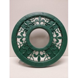 Little Easy, Patio Caddy Plant and Pot Mover; Easy Rolling; Decorative Heavy Duty; 360° Swivel Locking Wheels; Durable Plastic; Indoor, Outdoor Home and Garden Tool; 12 Inch Plant Dolly (Green)