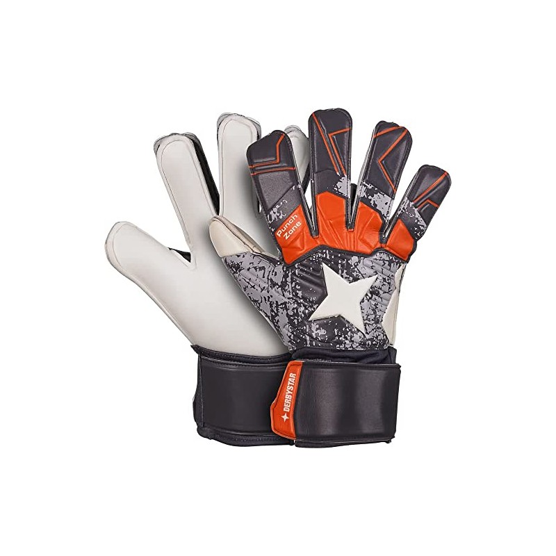 Derbystar Gloves-502013 Gloves Gray/Orange 11