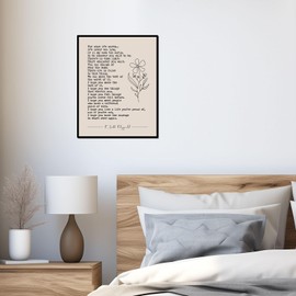 For What It's Worth Wall Art, Literature Prints, Book Quotes, Minimalist Dorm Decor, Boho Quote Print, Book Page Wall Decor, Ready for Hanging (11X14 INCH With Black Framed)