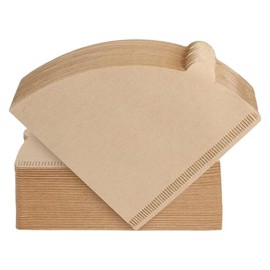Coffee Filter Paper V60 Conical 1-2 Cups, 150 Count x 3 Pack of 50 Sheets for Coffee Dripper Disposable Coffee Filters Brown
