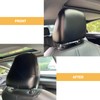 DACIRTY 2 PCS Full Wrap Front Seat Headrest Cover, Comfortable