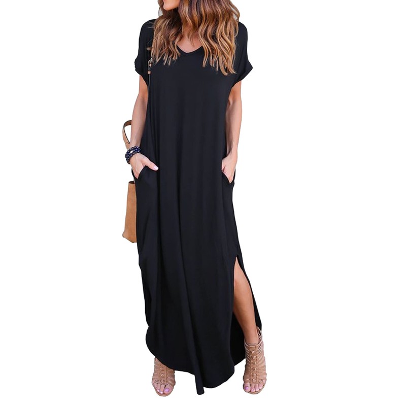 GRECERELLE GRECERELLE Women Maxi Long Dress Summer Casual Beach Boho