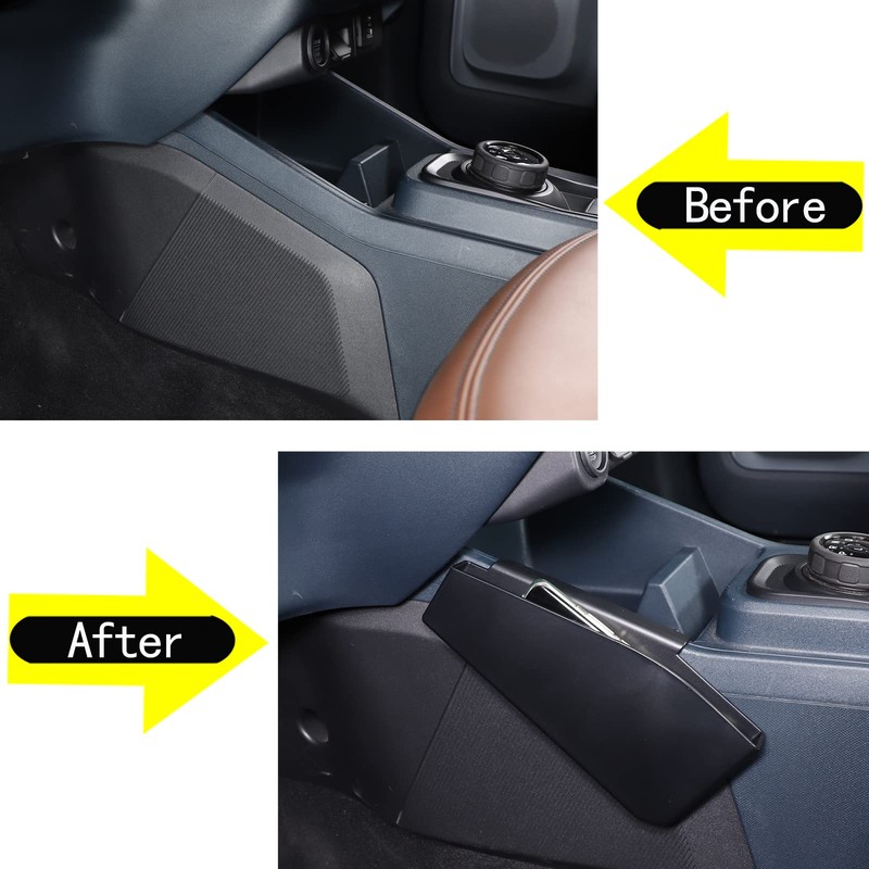Lcojicep Center Console Gear Side Storage Box Compatible with Ford