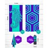 VENTURE 4TH Microfiber Beach Towel: Quick-Dry, Compact, Sand-Free, Absorbent, Sandproof