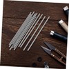 STOBOK Essential Knitting Supplies: 20pcs Metal Knitting Steel Rod Set
